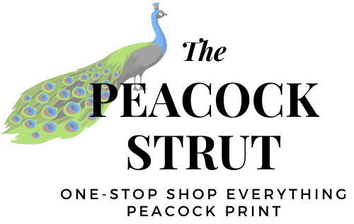 The Peacock Strut Print Store Logo