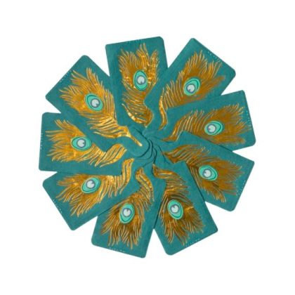 peacock party napkins
