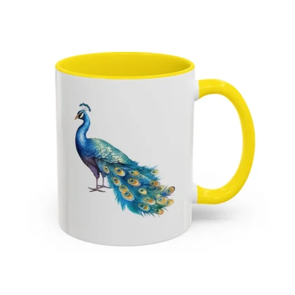 Peacock Ceramic Coffee Mug